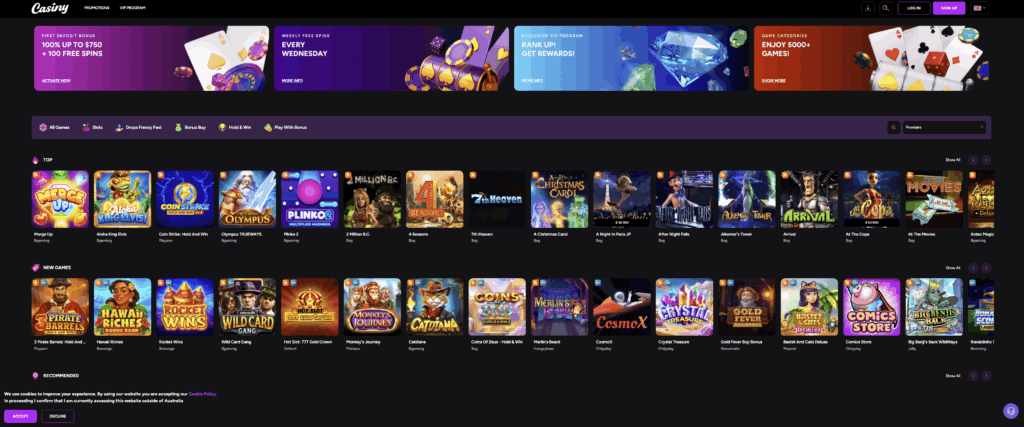 Discover the Exciting World of Casiny Casino No Deposit Bonus 17